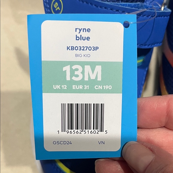 Stride Rite Ryne Sneaker - Big Kid Blue - Picture 2 of 4